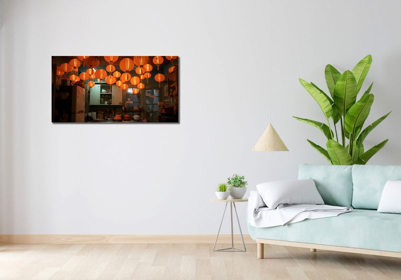 Obraz 100x50cm W Blasku Lampionów zdjęcie 2
