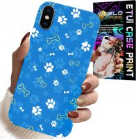 ETUI DO IPHONE XS MAX - ŁAPKI KOŚCI PIES PATROL WZORY DLA DZIECI