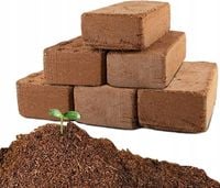 Włókna kokosowe do roślin - 6 szt, w 100% organiczny torfowiec