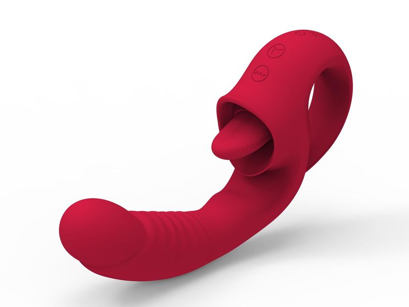 Wibrator - Rechargeable Licking Vibrator USB 10 Functions zdjęcie 1