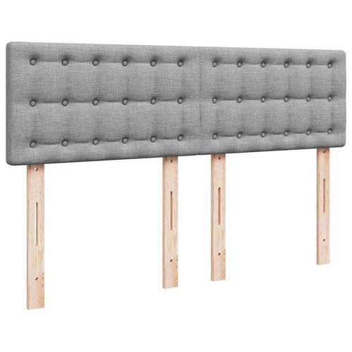 Łóżko Ottoman z materacem i diodami LED Jasnoszary 140x190 cm na Arena.pl