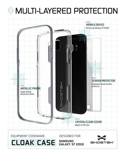 Ghostek Cloak Samsung Galaxy S7 Edge Silver na Arena.pl