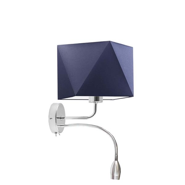 Nowoczesny kinkiet do salonu KENT z dodatkowym panelem LED zdjęcie 3