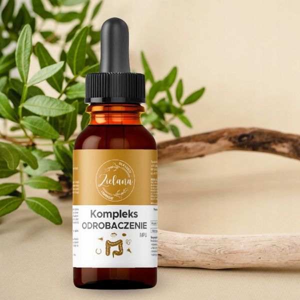 KOMPLEKS ZIOŁOWY Odrobaczanie 50 ml NATURALNE ZIOŁA MPU Oryginalny ZIELANA zdjęcie 4