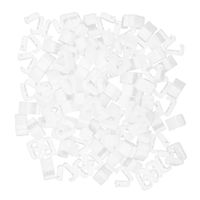 Klipsy do zamykania balonów białe, 100 szt.