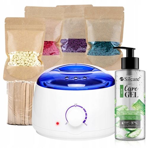 Zestaw 4x WOSK DO DEPILACJI twardy ItalWax + PODGRZEWACZ SZPATUŁKI ŻEL na Arena.pl