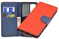 Etui portfel Fancy Case do Samsung Galaxy A23 5G czerwony