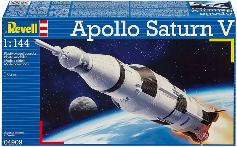 Model plastikowy Apollo Saturn V zdjęcie 1