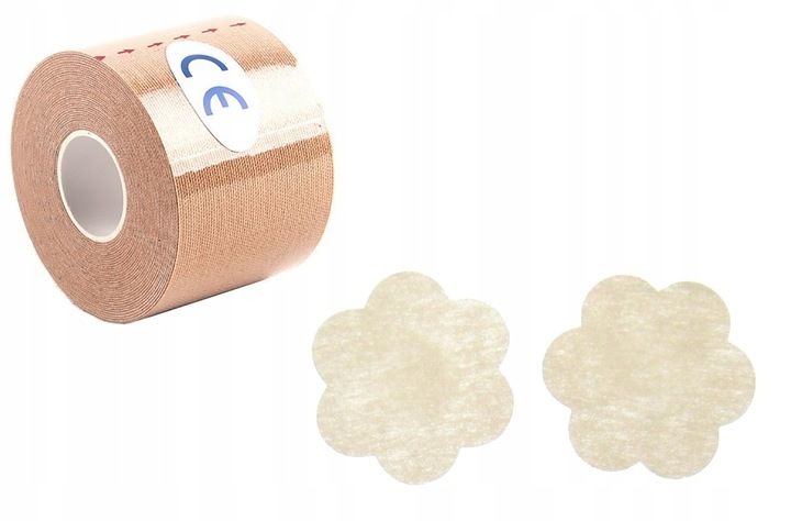 BOOB TAPE TAŚMA UNOSZĄCA BIUST MODELUJĄCA +OSŁONKI zdjęcie 4