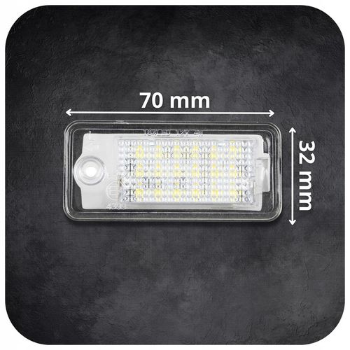 Podświetlenie Lampki LED Tablicy Rejestracyjnej Audi A3 8P A4 B6 B7 A6 na Arena.pl