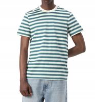 GAP EVERYDAY SOFT CREW NOVELTY STRIPE - Print T-shirt - green M