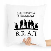 Poduszka Prezent Dla Brata Jednostka Specjalna Z Nadrukiem Ze Zdjęciem