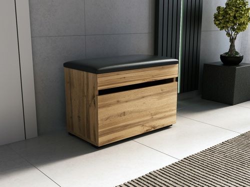 Szafka na buty 60 z siedziskiem 60cm dąb wotan 60cm na Arena.pl