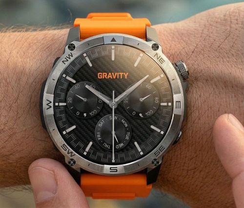 smartwatch gravity czarny pasek + bransoleta gt46-4 na Arena.pl