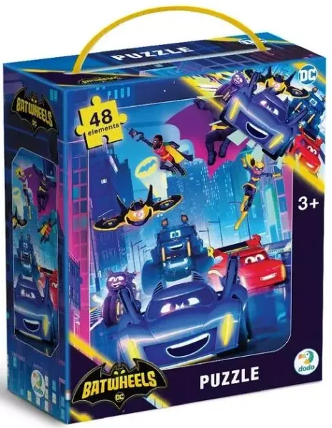 Puzzle 48 elementów. BatMobil zdjęcie 1
