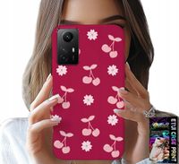 ETUI DO XIAOMI NOTE 12S 4G - WISIENKI, WIŚNIE NA BORDOWYM TLE + FOLIA