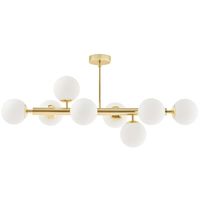 Plafon LAMPA sufitowa CUMULUS 3 10756805 Kaspa modernistyczna OPRAWA szklane kule balls molekuły złote białe