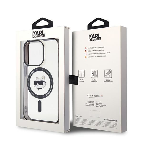 Etui Karl Lagerfeld do iPhone 15 Pro, Przezroczysty, MagSafe zdjęcie 8