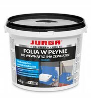 Folia w płynie NA ZEWNĄTRZ wewnątrz hydroizolacja 4 kg Jurga Folmix
