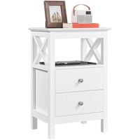 Yaheetech Szafka Nocna do Przechowywania, Stolik Boczny, 40 x 30 cm,