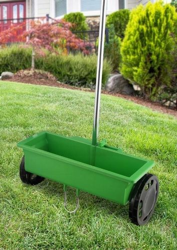 SIEWNIK DO TRAWY RĘCZNY OGRODOWY ROZSIEWACZ NASION NAWOZU SOLI PIASKU 6L na Arena.pl