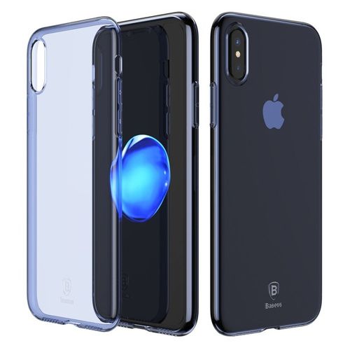 BASEUS SIMPLE SERIES IPHONE X NIEBIESKIE (ARAPIPHX-B03) na Arena.pl