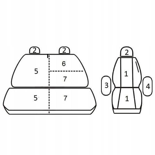 Pokrowce miarowe do Man TGE 2+1 II 3os (2017r-...) na Arena.pl