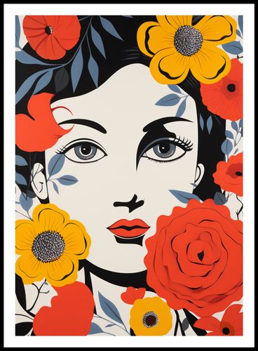 Plakat 64x90cm Kwiatowa Aura na Arena.pl