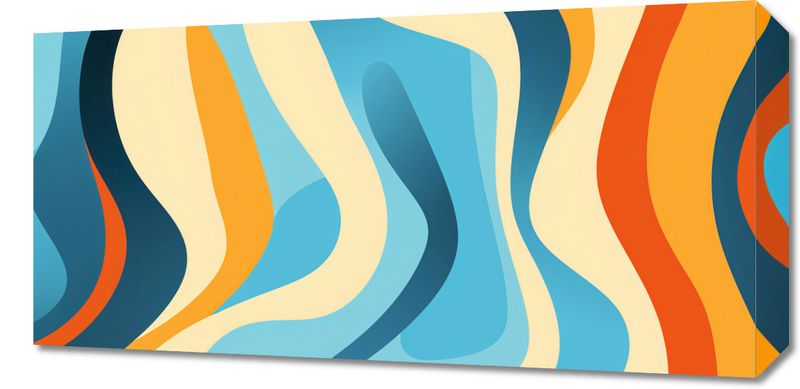 Obraz 60x30cm Tańczące Fale zdjęcie 1