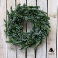 Wianek naturalny Stroik świąteczny Dekoracja z jodły nobilis