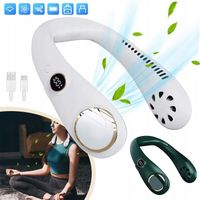 PRZENOŚNY WENTYLATOR NA SZYJĘ, OSOBISTY WENTYLATOR CHŁODZENIE ŁADOWANIE USB