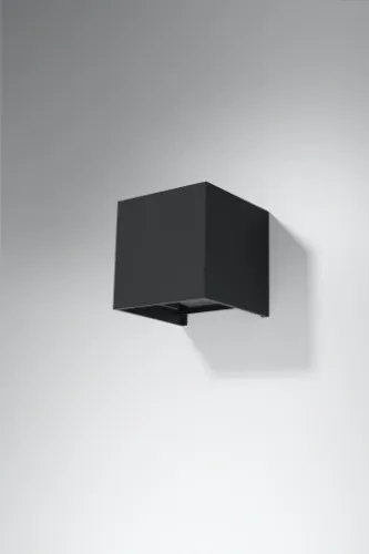 Kinkiet LUCA czarny/aluminium LED IP54 nowoczesny do Sollux led na Arena.pl