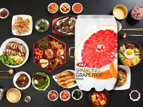 OKF Sparkling Grapefruit, koreański napój gazowany 350ml na Arena.pl