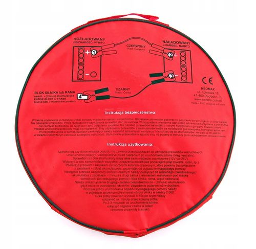 KABLE PRZEWODY ROZRUCHOWE 800A 4 METRY 4m 2x4 16mm na Arena.pl