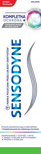 SENSODYNE KOMPLETNA OCHRONA PASTA DO ZĘBÓW WYBIELAJĄCA 75 ML na Arena.pl