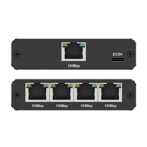 Qoltec Splitter Ethernet 1x4 RJ45 1000Mb/s USB-C na Arena.pl