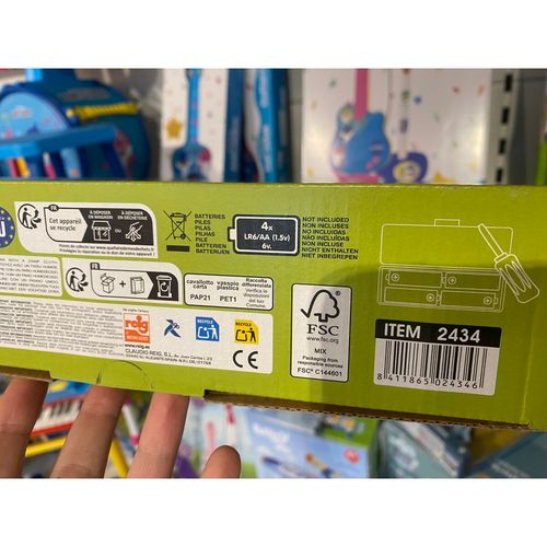 Gitara Dziecięca Bluey Regulowany Mikrofon 60 x 30 x 17 mm na Arena.pl