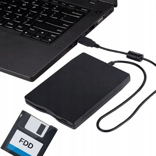 ZEWNĘTRZNA STACJA DYSKIETEK NAPĘD 3,5'' FDD USB SLIM FLOPPY DISK 1.44MB na Arena.pl