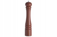 MŁYNEK RĘCZNY DO PRZYPRAW DO MIELENIA PIEPRZU SOLI 32 cm DREWNIANY