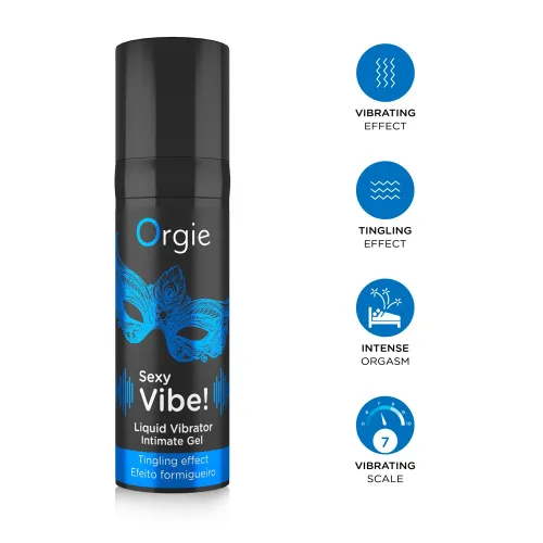 orgie liquid vibrator żel intymny stymulujący 15 ml na Arena.pl