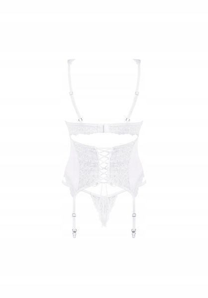 Bielizna-Amor Blanco gorset i stringi biały L/XL zdjęcie 9