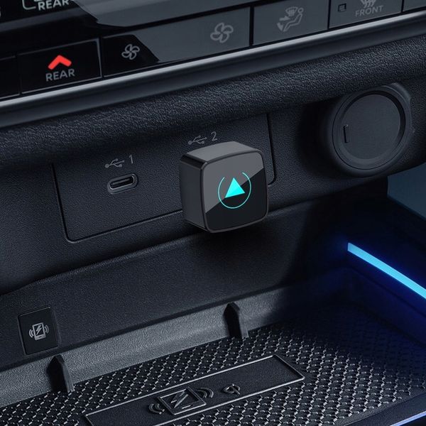 BEZPRZEWODOWY ADAPTER SAMOCHODOWY K6 MINI CARPLAY ANDROID AUTO USB zdjęcie 5