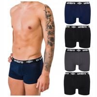 Umbro Bokserki Męskie Zestaw 4 sztuki Bawełniane BM560 Rozmiar L