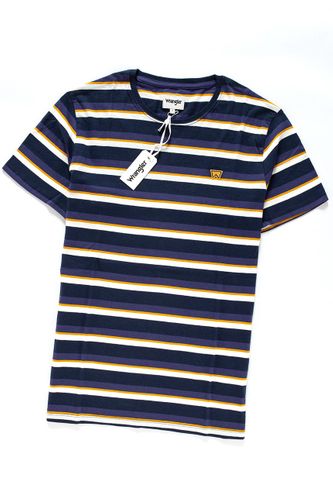 WRANGLER STRIPE TEE NAVY W7B38DY35 M na Arena.pl