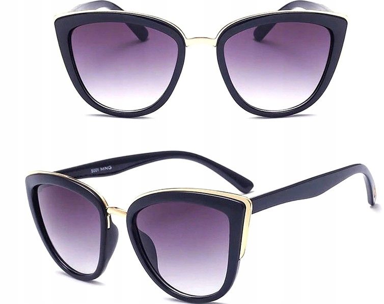 Okulary Kocie Kardashian Przeciwsłoneczne Damskie zdjęcie 6