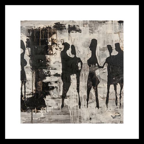 Plakat 30x30cm Szarzy Ludzie na Arena.pl