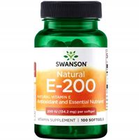 SWANSON WITAMINA E 200IU Naturalna MŁODOŚĆ serce