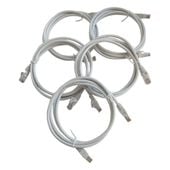 Kabel sieciowy RJ45 Cat6 Snagless biały 1,5m 5 szt
