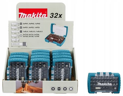 Zestaw bitów Do Zakrętarki WKRĘTARKI Makita D-74762 31 elementów na Arena.pl