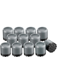 Antywibracyjne Podkładki pod Meble z Przyssawkami Szare 12 sztuk